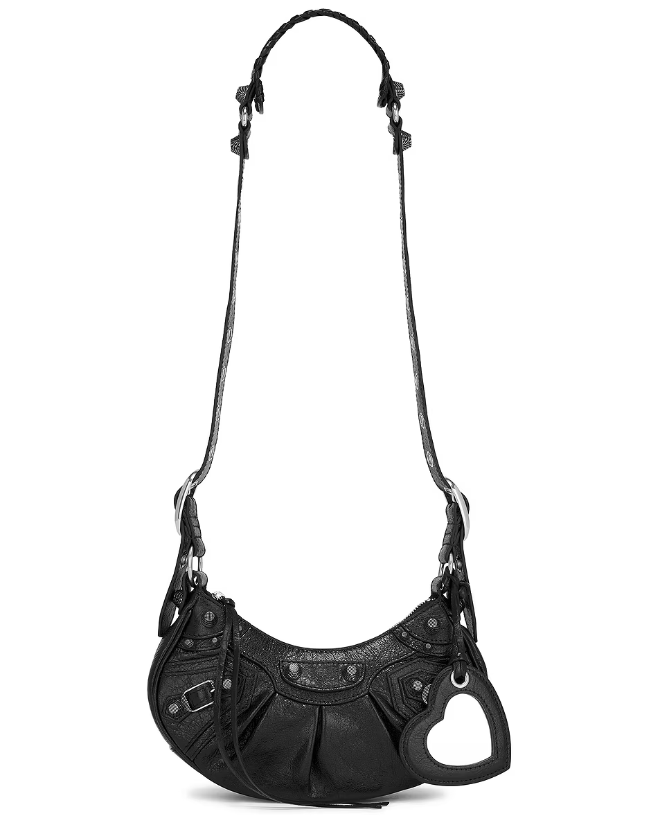 Balenciaga Le Cagole Leather Shoulder Bag — view 2