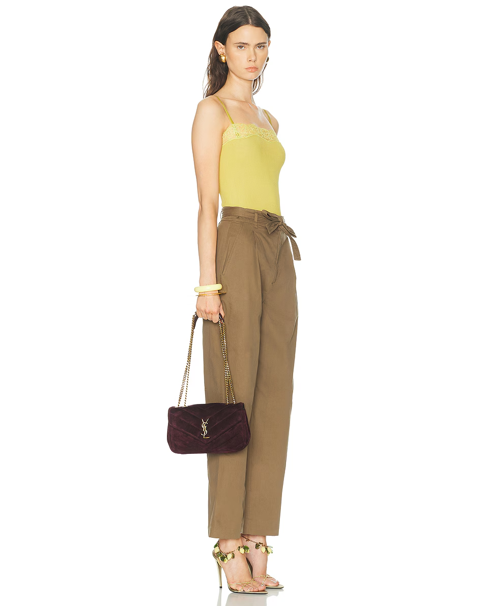 Saint Laurent LouLou Suede Bag — view 2